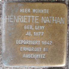 Stolperstein en memoria de Henriette Nathan