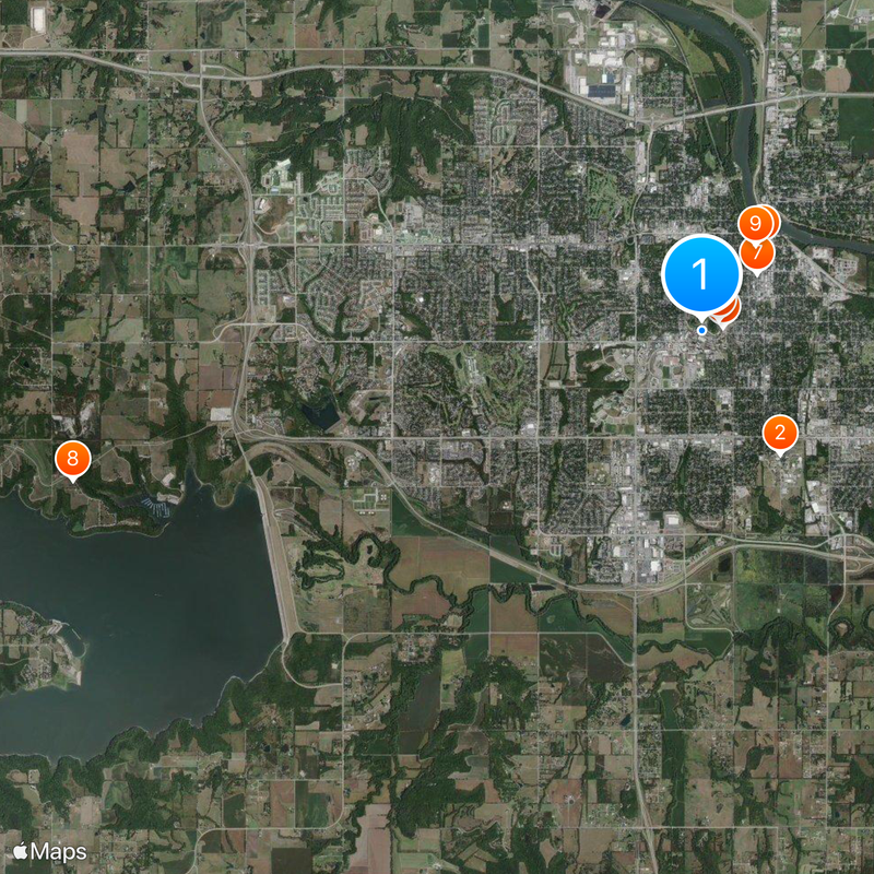 University of Kansas Map