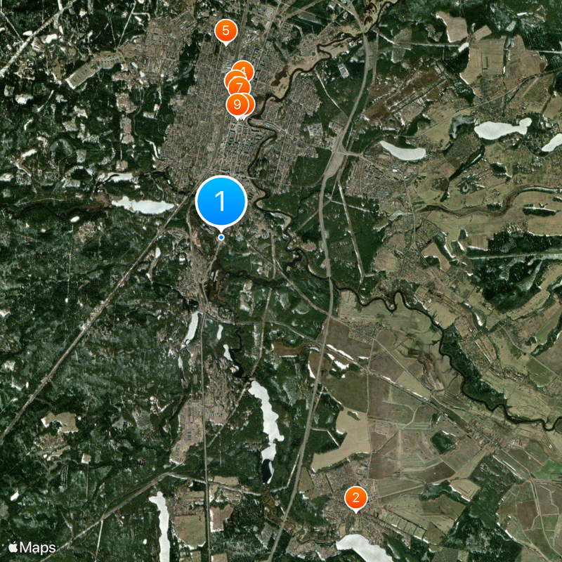 Luzhkiy Rubezh Mappa