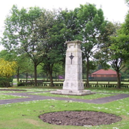 War Memorial in Annfield Plain Park