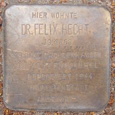 Stolperstein dedicated to Felix Hecht