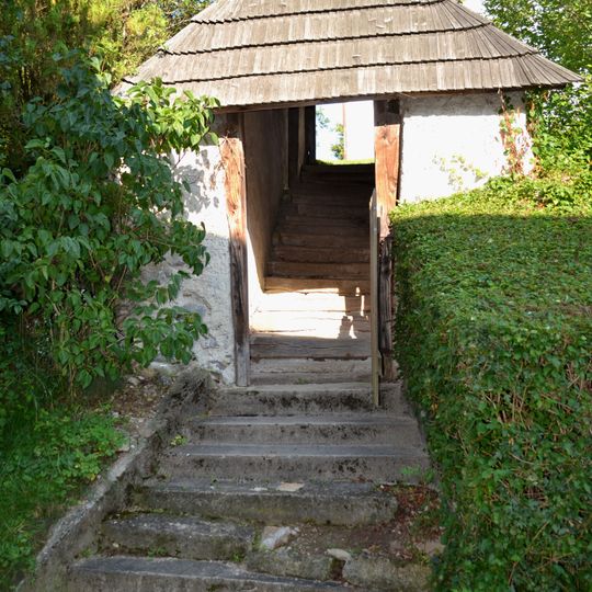 Evanjelický kostol s areálom, schodisko kryté