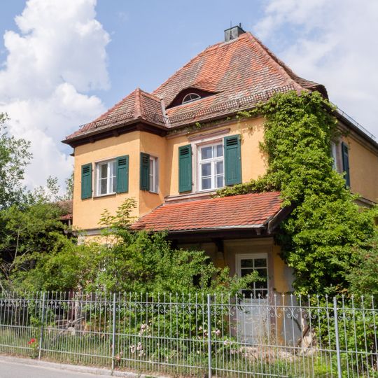Bahnhofsgebäude am Bahnhof Seligenporten
