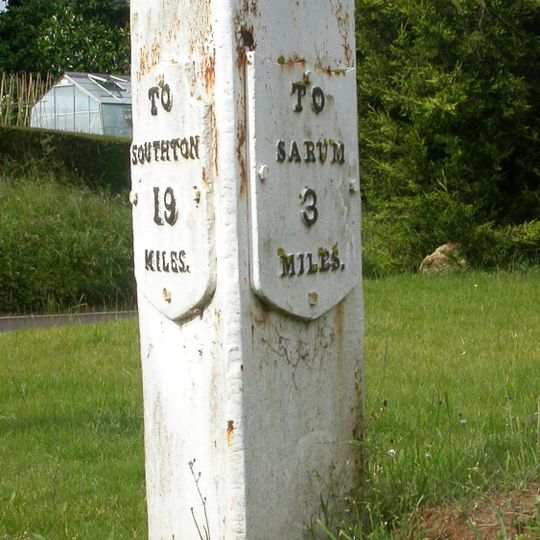 Milestone At Junction Of Clarendon Road With Southampton Road