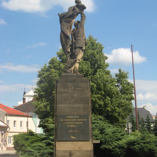 Socha rudoarmějce