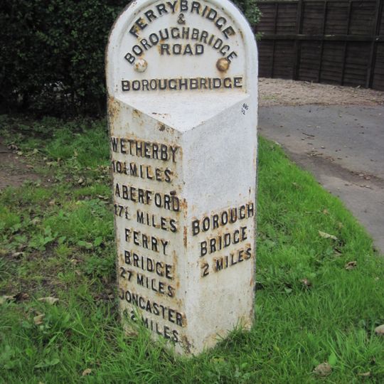 Milepost 100 Yards South West Of Ornhams Grange