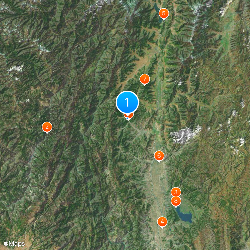 Centro de Lanzamiento de Satélites de Xichang Mapa