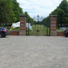 Gatepiers, Gates And Railings To East Of Kiplin Hall