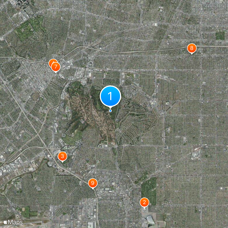 KDAY Map