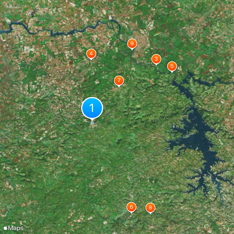 Santo Antônio da Platina Map