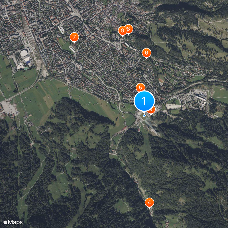 Große Olympiaschanze Map