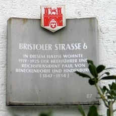 Stadttafel Bristoler Straße 6