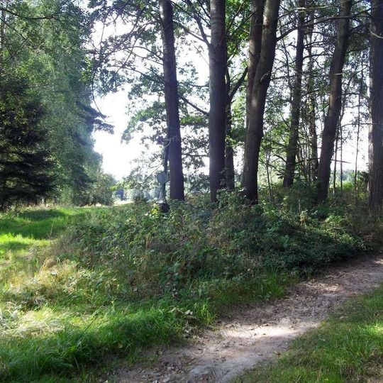 Kříž severně od Najdku u rozcestí v lese