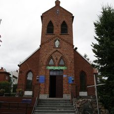 Our Lady of the Rosary church in Mikołajki