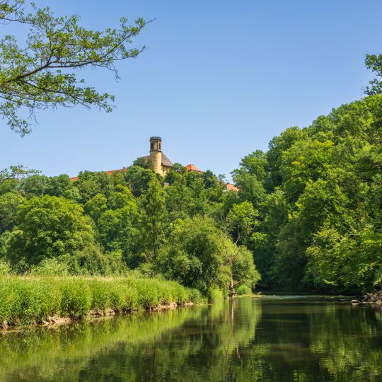 Jagst bei Kirchberg und Brettach