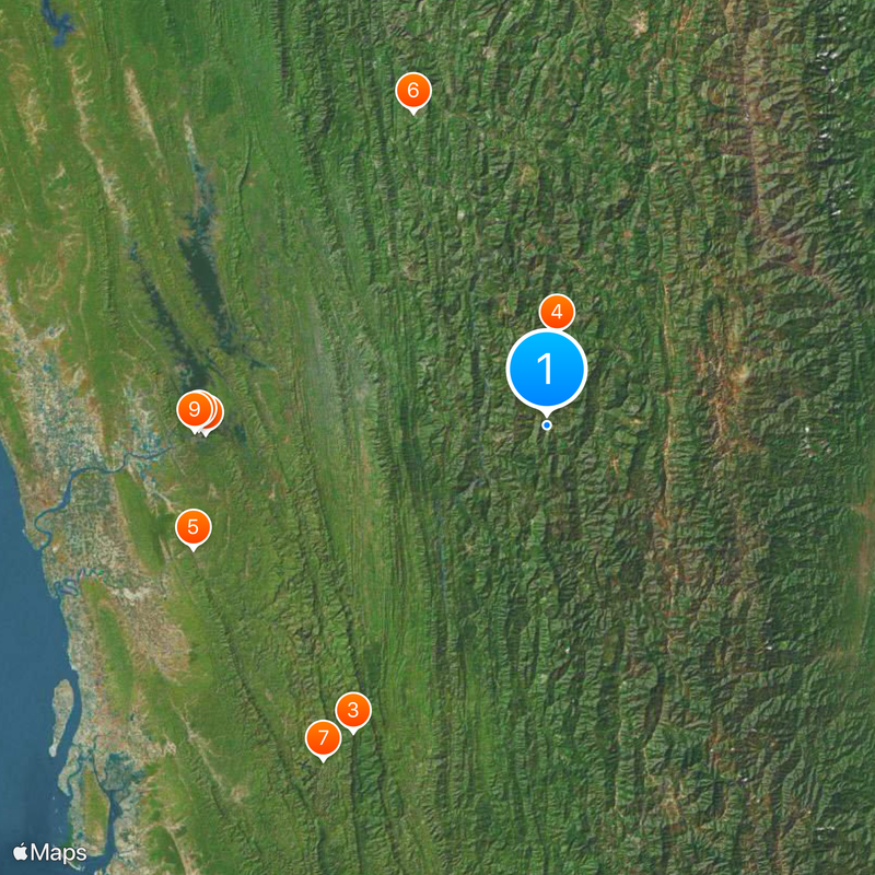 National Highway 2 Mapa