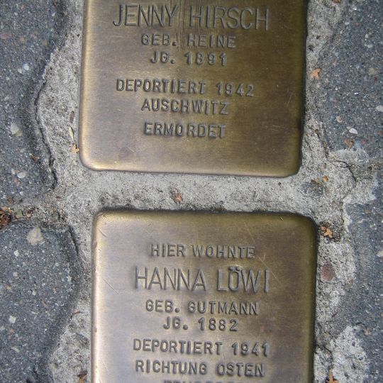 Stolperstein dedicated to Hanna Löwi