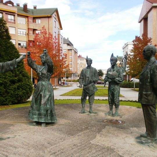 Homenaje al folklore asturiano y a Juanín de Mieres