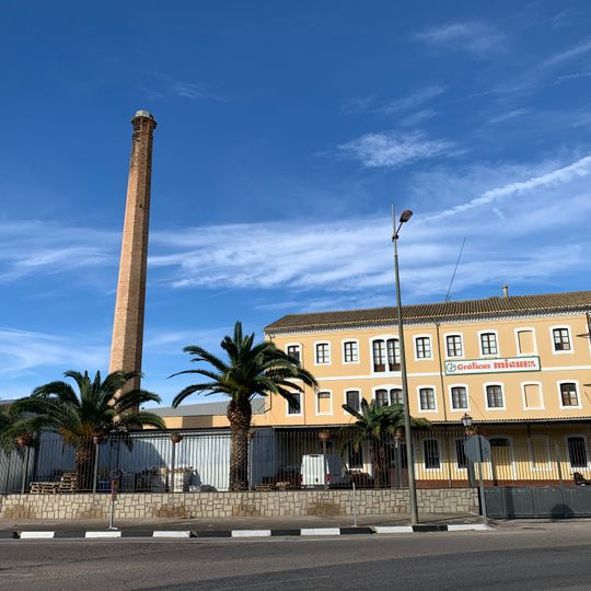 Molí Arrosser Vell-Gráficas Miguel building, Sueca