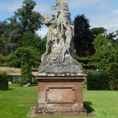 Statue (Stag at Bay) north of canal on Central Terrace
