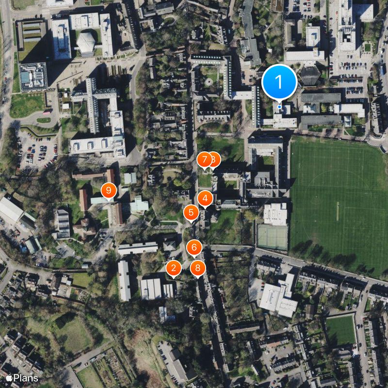 University of Aberdeen Map