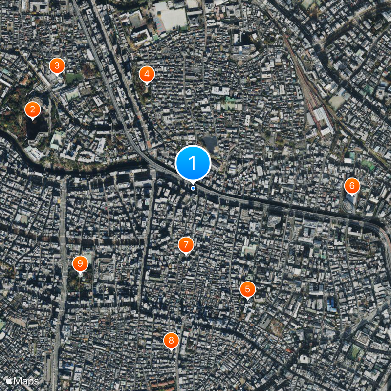 Edogawabashi Station Map