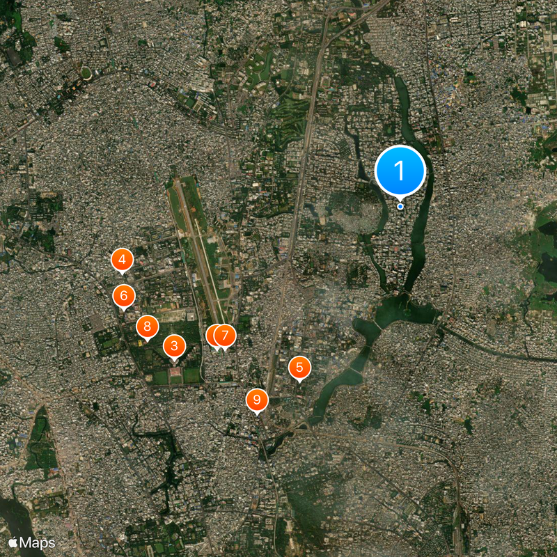 Dhaka North City Corporation Map