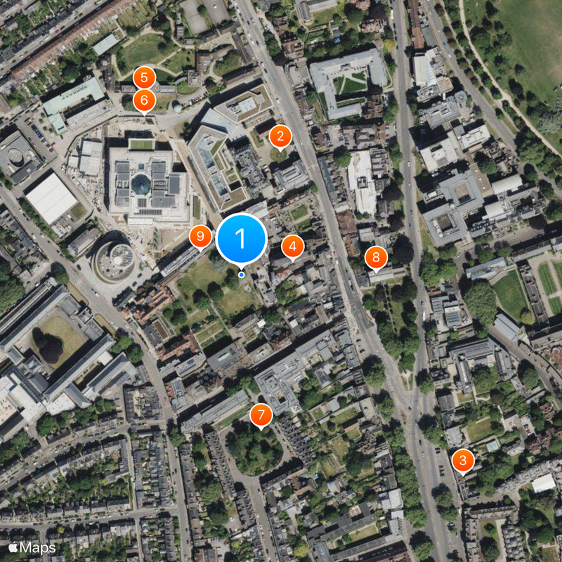 Somerville College Map