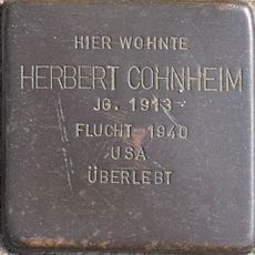 Stolperstein dedicated to Herbert Cohnheim