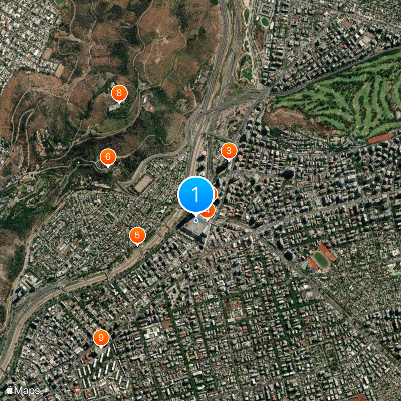 Costanera Center Map