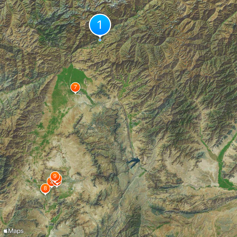 Panjshir Valley Mapa