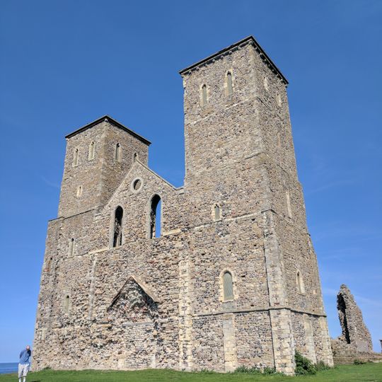 Reculver Saxon Shore fort, Anglo-Saxon monastery and associated remains