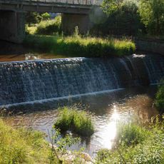 Most silnice II/201 přes Manětínský potok v Manětíně