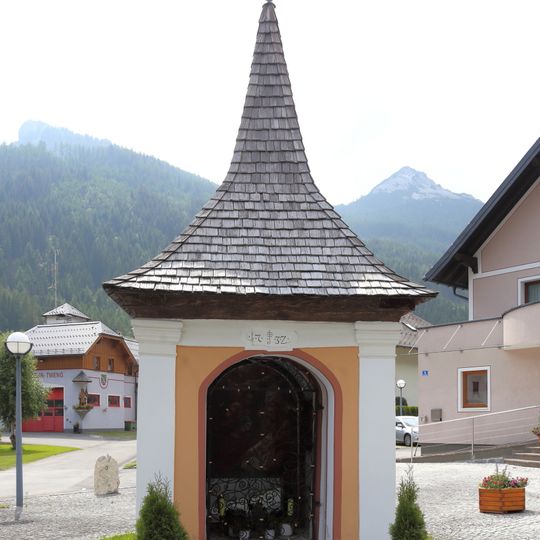 Wegkapelle, Ansagerkreuz