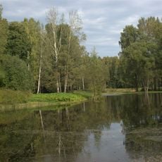 Upper Kruglozalny pond in Pavlovsk park