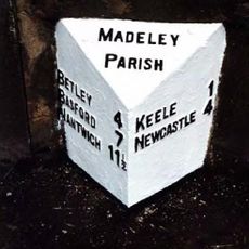 Milepost, E of Madeley Heath farm