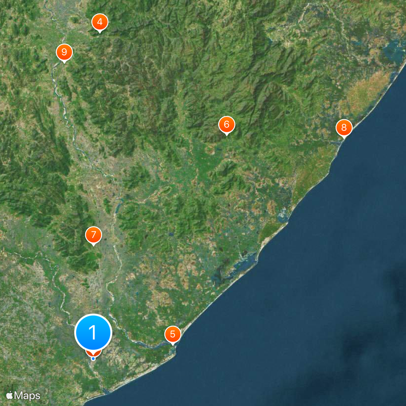 Srikakulam district Map