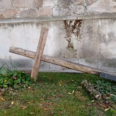 IX. zastavení křížové cesty u kostela na Hluboké