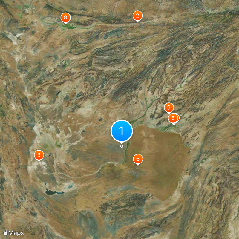 Helmand Mapa