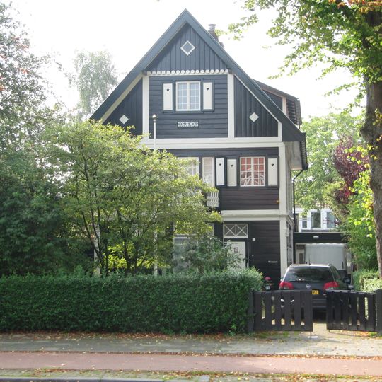 Villa in houtskeletbouw in Chaletstijl