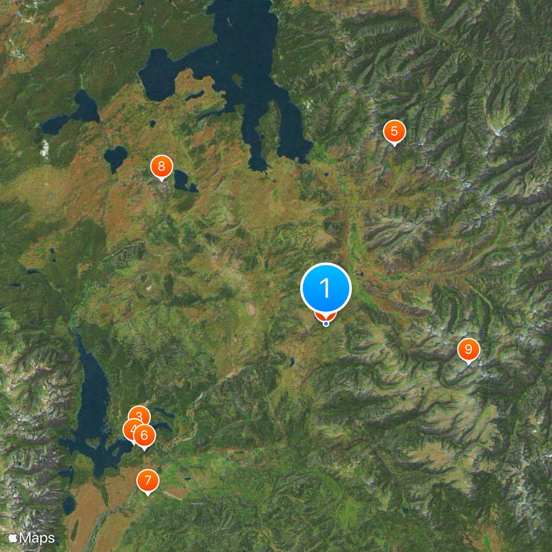 Parting of the Waters Map
