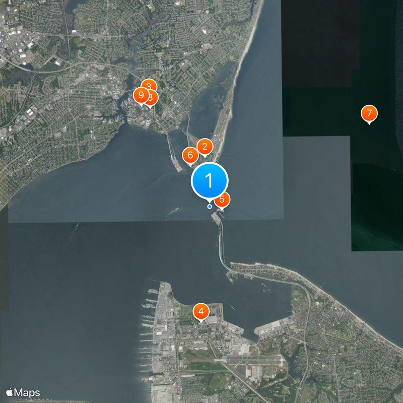 Hampton Roads Bridge–Tunnel Mappa
