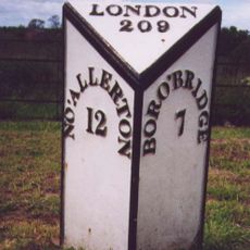 Mile-Post Approximately 100 Metres To South Of Kibber Hall