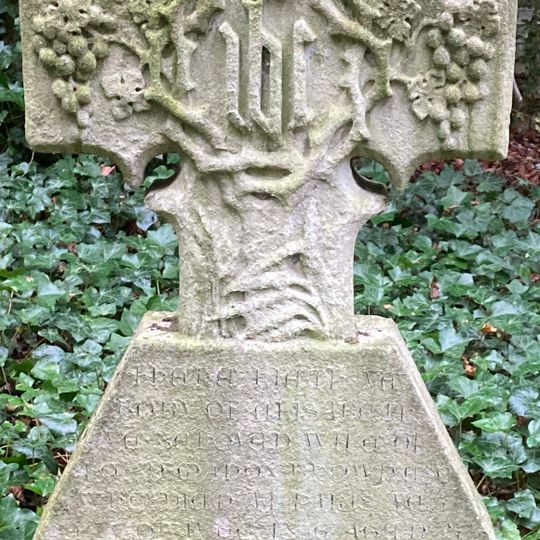 Monument To Elizabeth Madox Brown In Highgate Cemetery