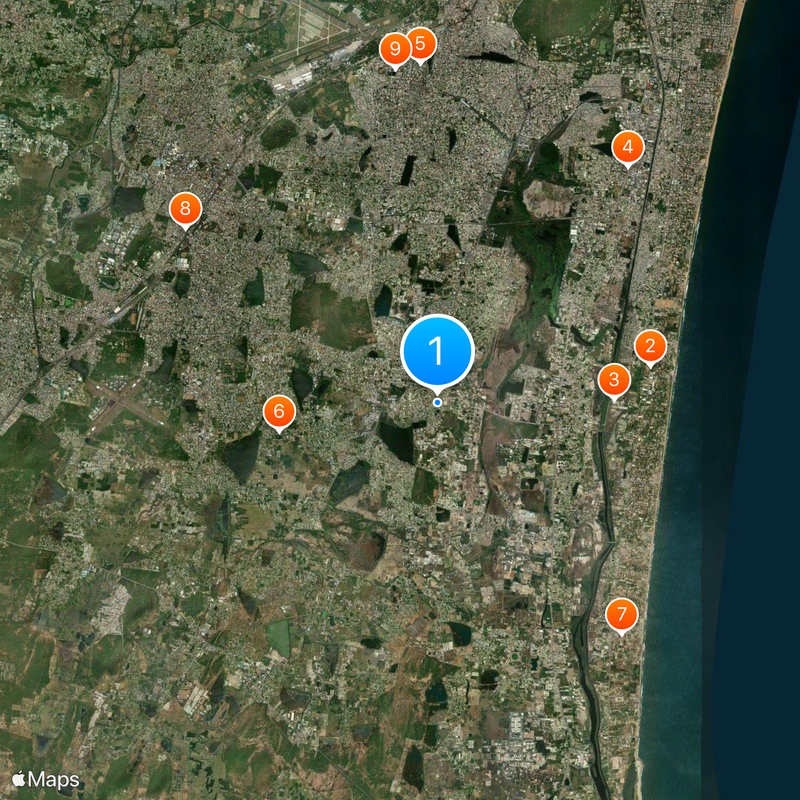 Perumbakkam Map