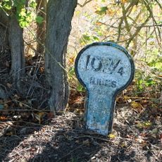 Grantham Canal, 10 3/4 Miles Post Approximately 200 Metres South West Of Wild's Bridge