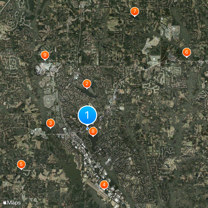 Peachtree City Map