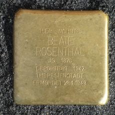 Stolperstein en memoria de Beate Rosenthal