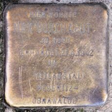 Stolperstein en memoria de Max Borchardt