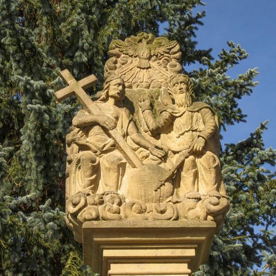 Socha Nejsvětější Trojice ve Štítech Na Travech